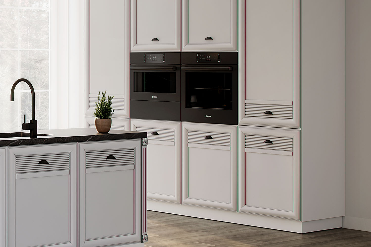 Кухни - изображение №5 "Кухня параллельная Изотта"  на www.Angstrem-mebel.ru