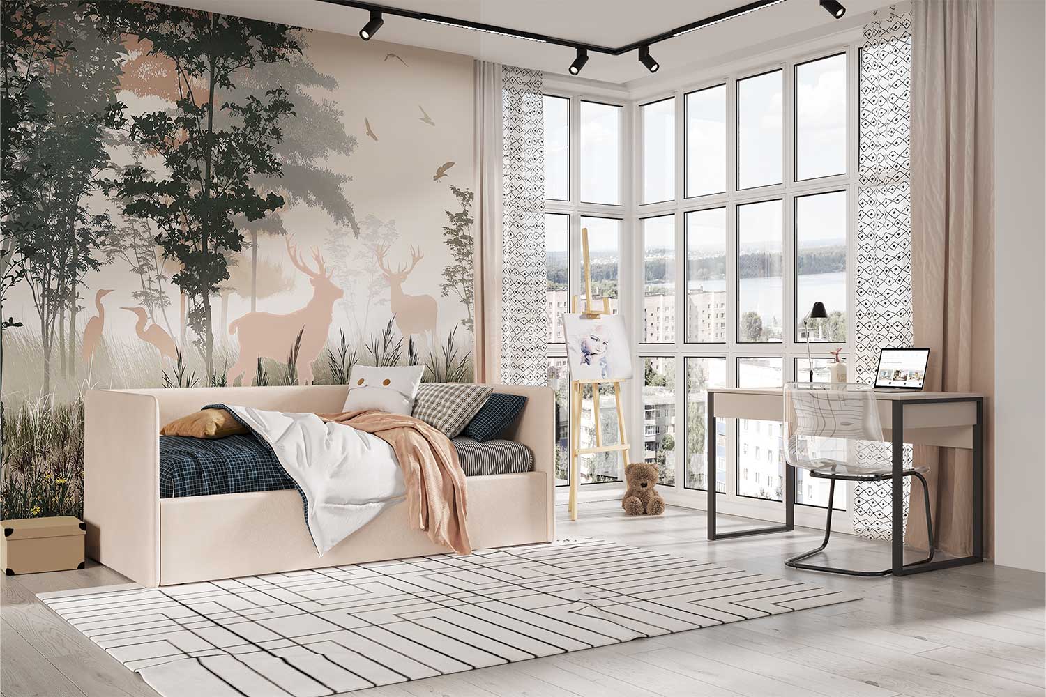 Детские кровати - изображение №8 "Кровать Кеноша 90 х 190 с выдвижным ящиком"  на www.Angstrem-mebel.ru