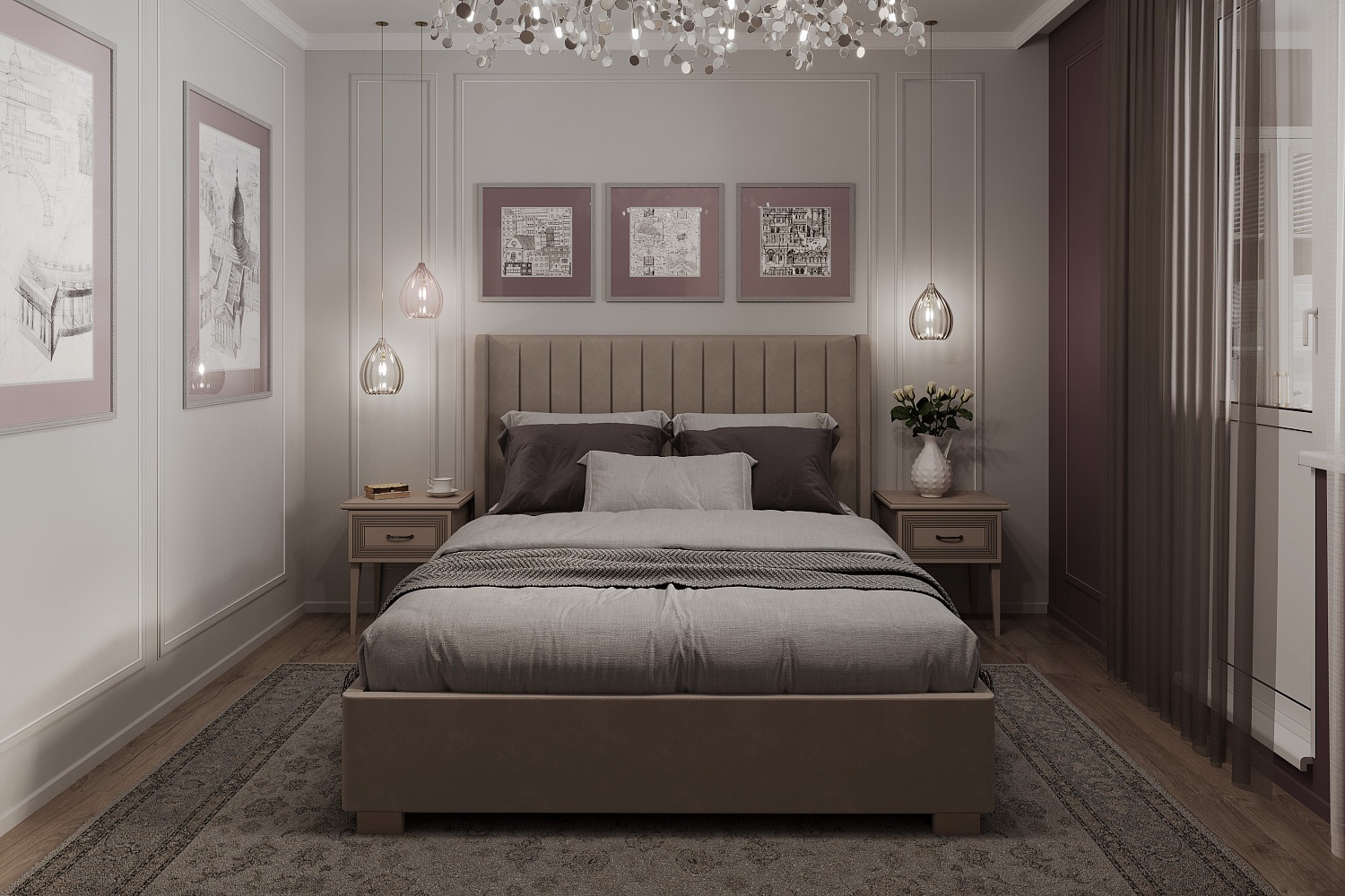 Двуспальные кровати - изображение №3 "Кровать Аделия 180 х 200"  на www.Angstrem-mebel.ru